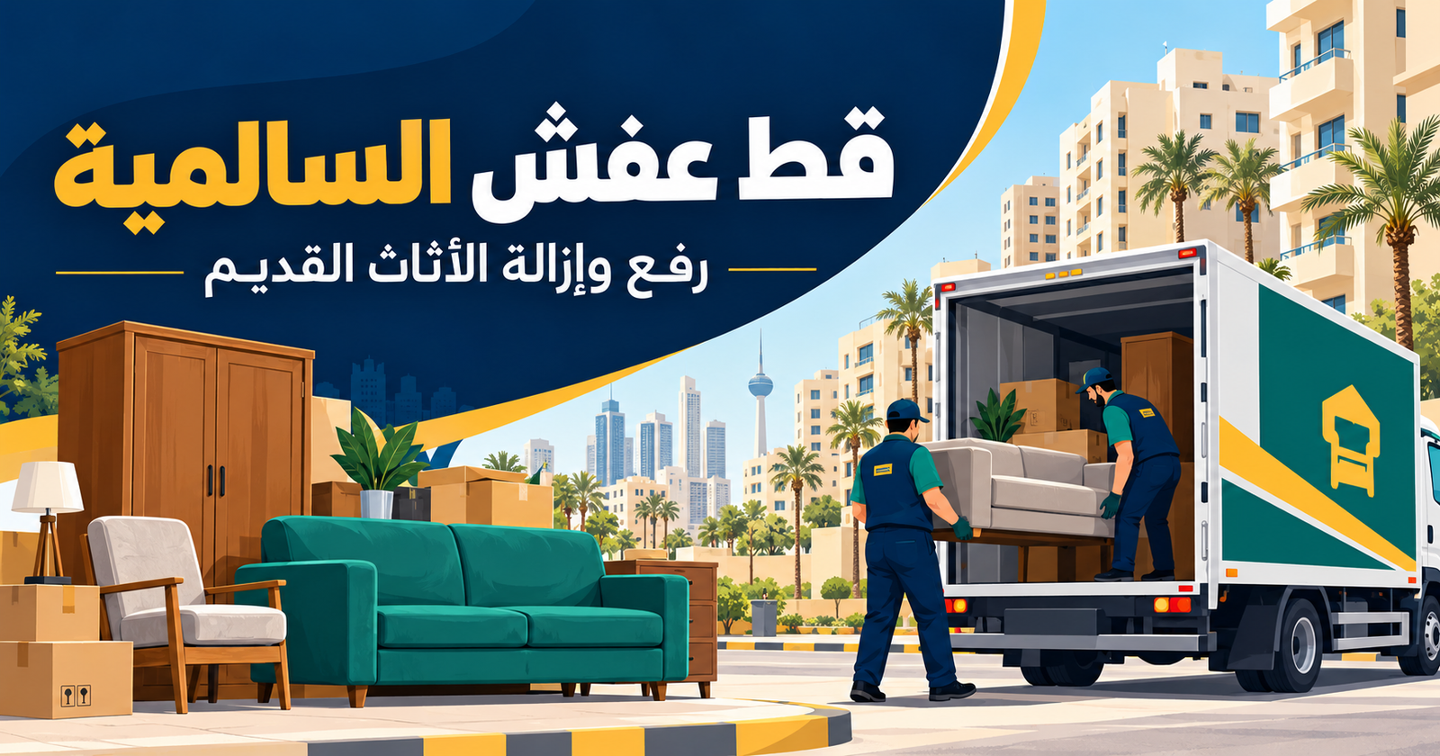 قط عفش السالمية | رفع وإزالة الأثاث القديم